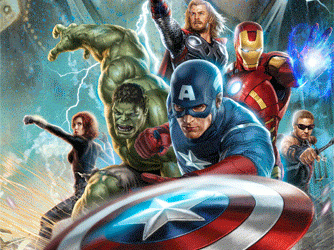 Poster 3D Animado de THE AVENGERS