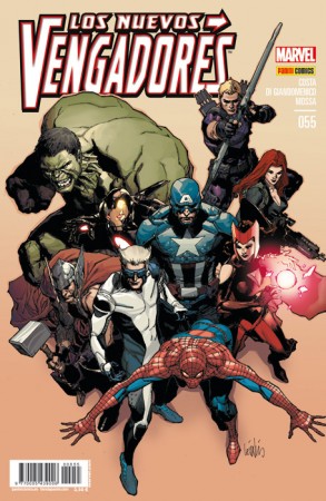 Los Nuevos Vengadores 55 ( Avengers Millenium 1 - Junio 2015). Panini Guion de Mike Costa y dibujo de Carmine Di Giandomenico